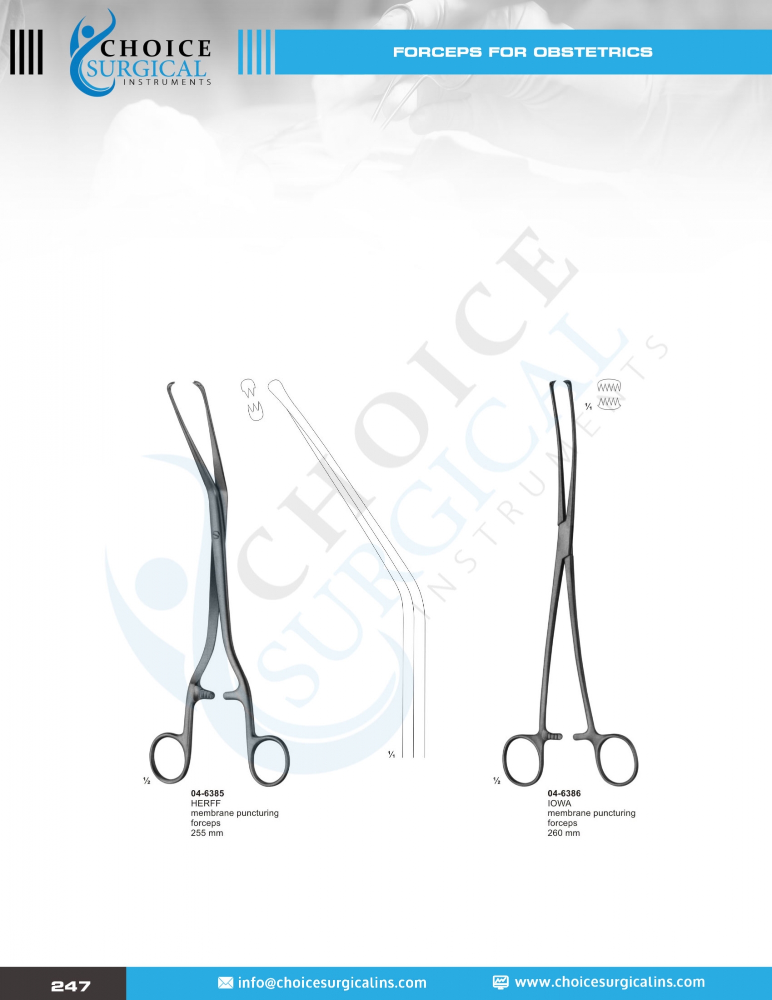  Obstetrics Instruments